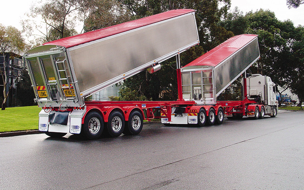 Delhoist Red Truck
